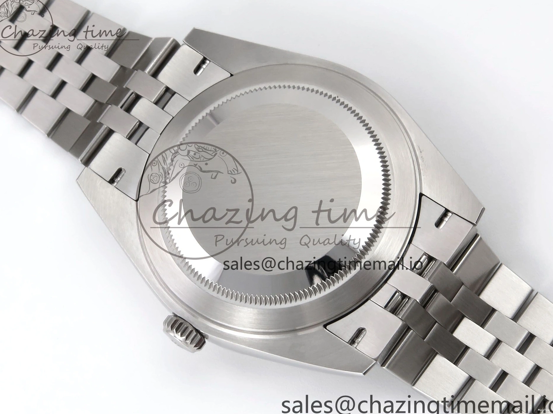 MiroTime 0515 Timeless DateJust 41 126334 EWEF Best Edition Gray Diamonds Dial on Jubilee Bracelet A 1042